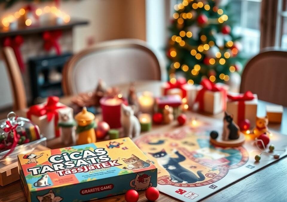 Cicás társasjáték ajándékba – ünnepi különlegességek