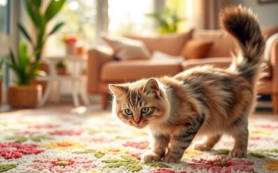 Macska és új tavaszi szőnyeg – mit figyelj?