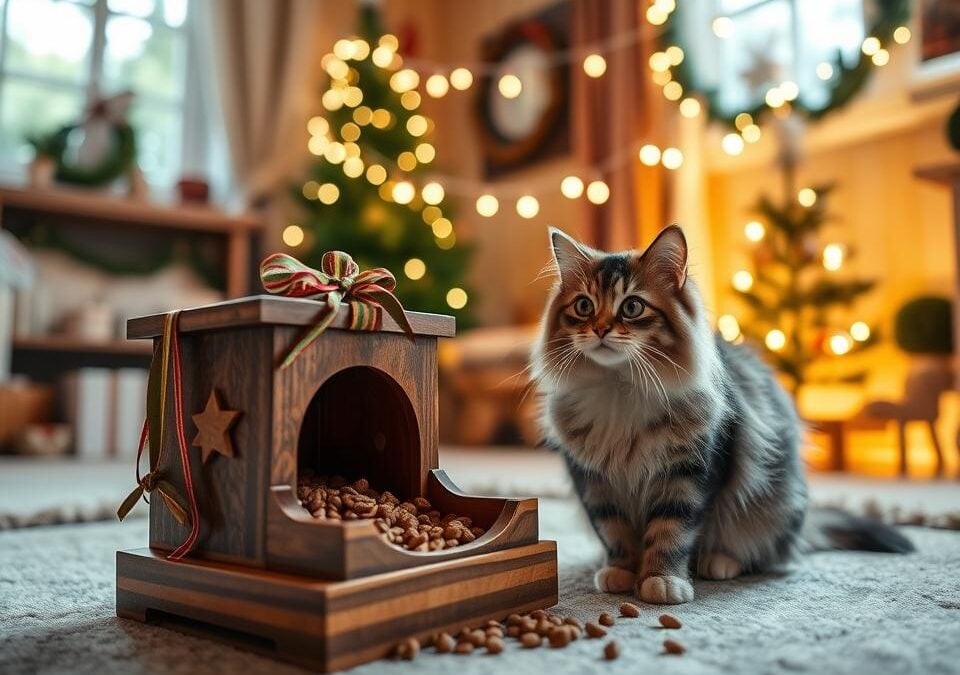 Hogyan készíts cicádnak ünnepi etetőt?