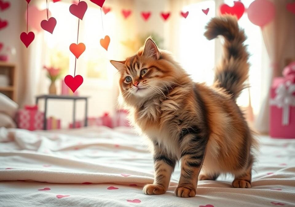 Valentin-napi közös játékötletek cicával