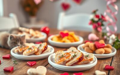 Valentin-napi menü cicának – biztonságos és finom jutalom