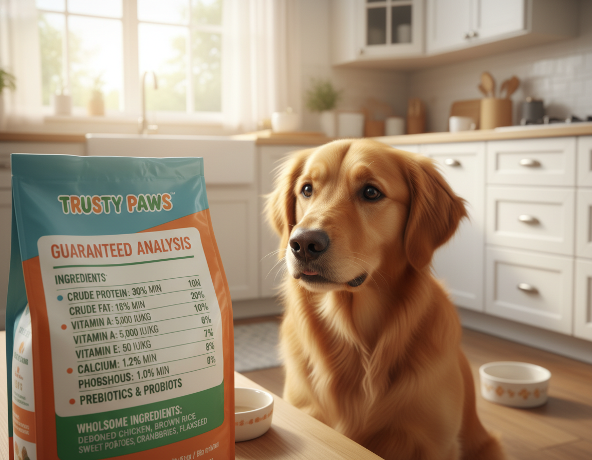 tápanyag lista kutyáknak