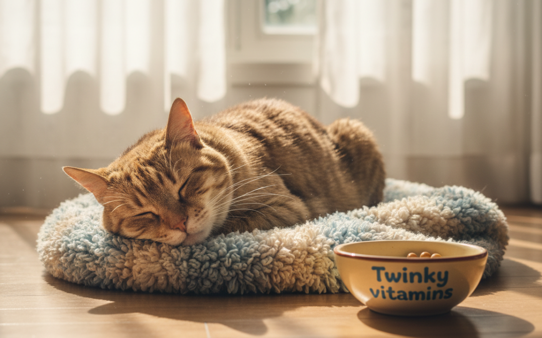 Twinky vitamin kúra hatása idős cicán