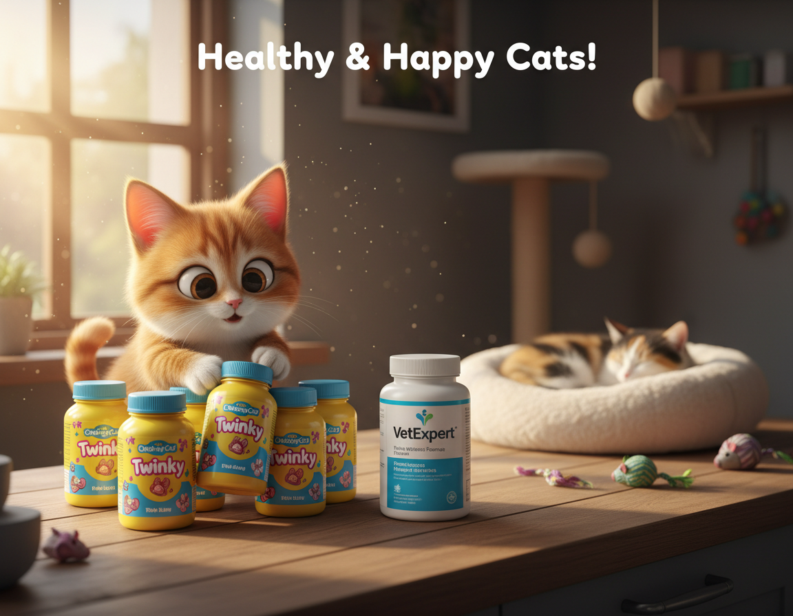 Macskavitamin márkák: CricksyCat Twinky vs VetExpert