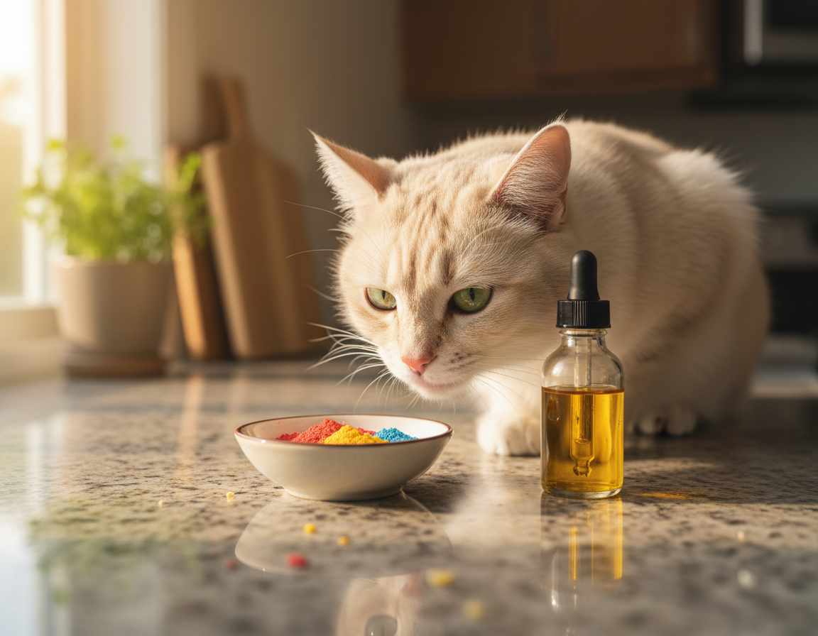 vitaminpor vagy olajos vitamin macskának