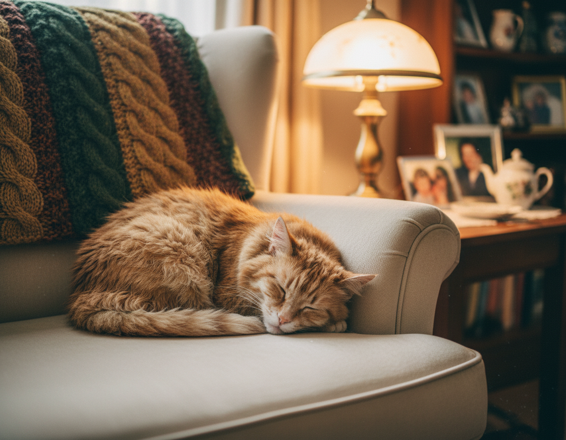 idős macska alvási szokások