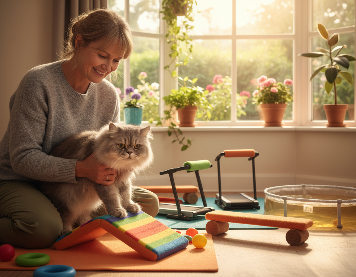 idos-macska-rehabilitacio idős macska rehabilitáció