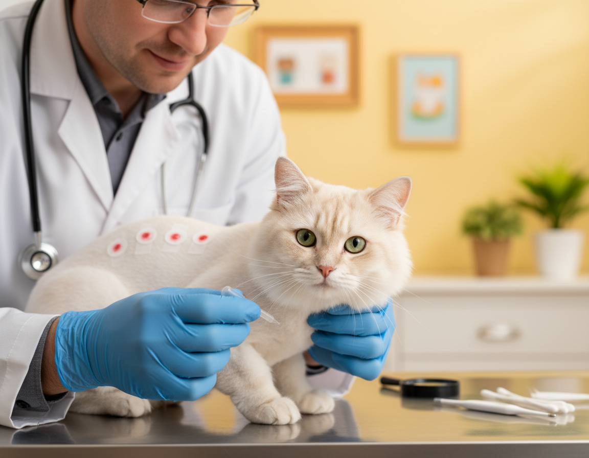 macska allergiateszt