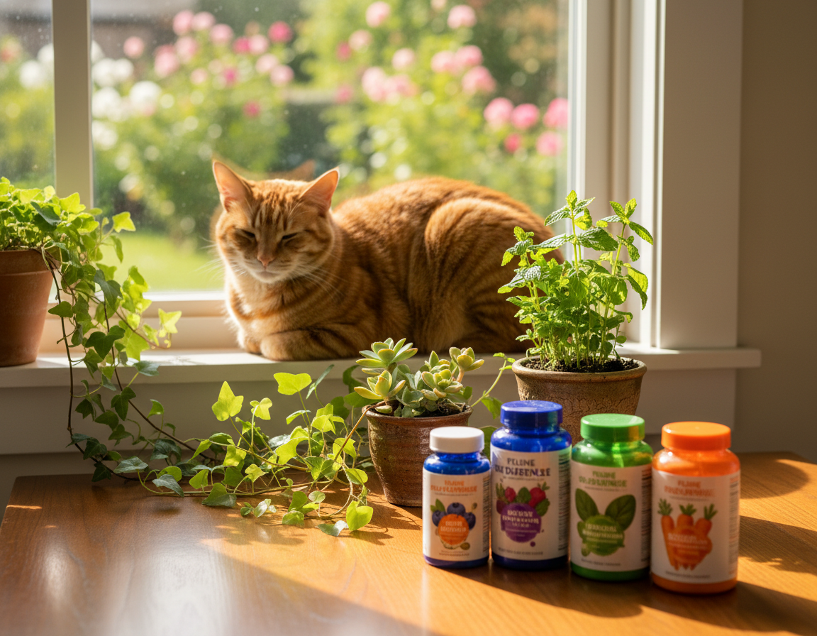 macska antioxidáns hatású vitaminok