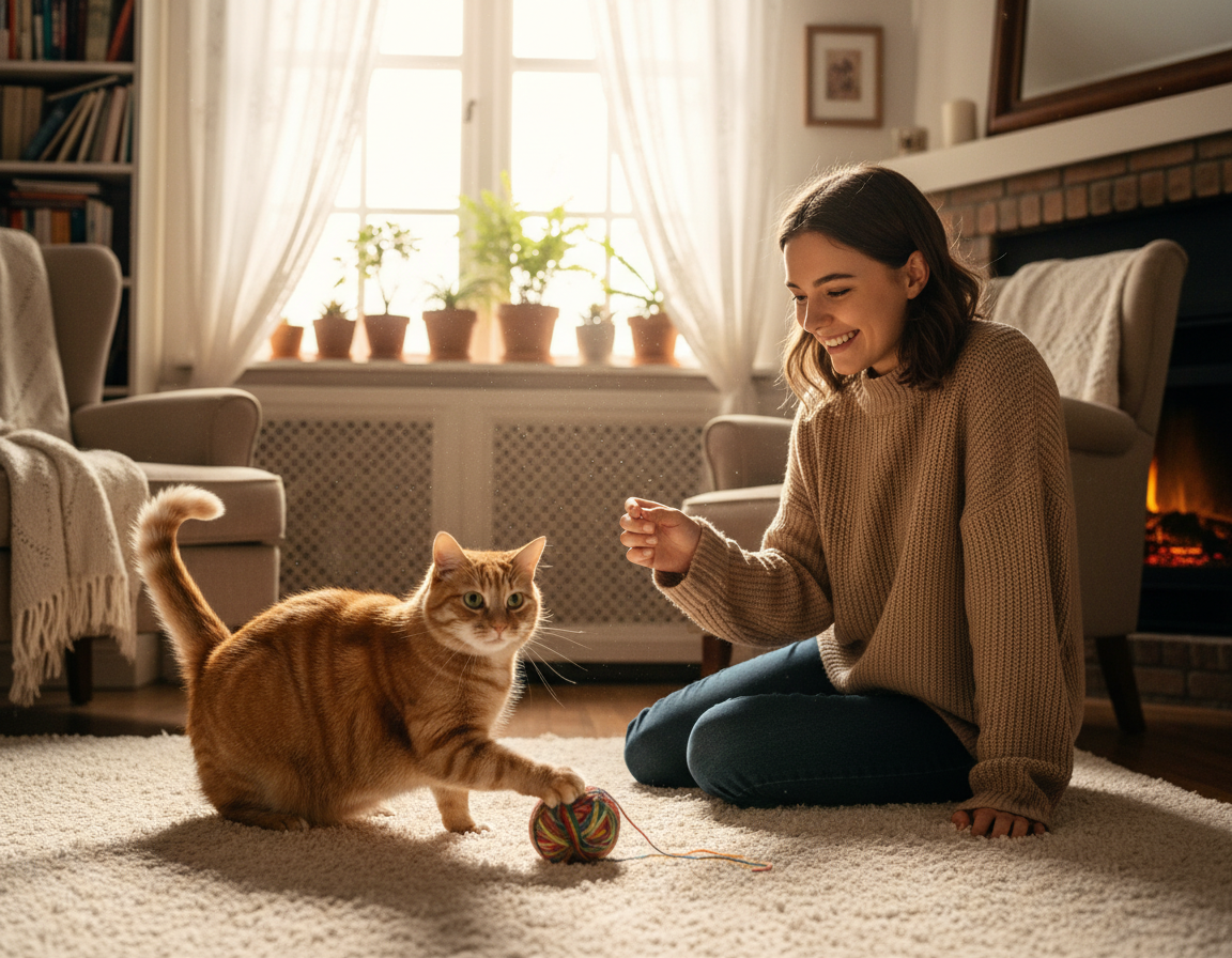 macska barátságos viselkedés