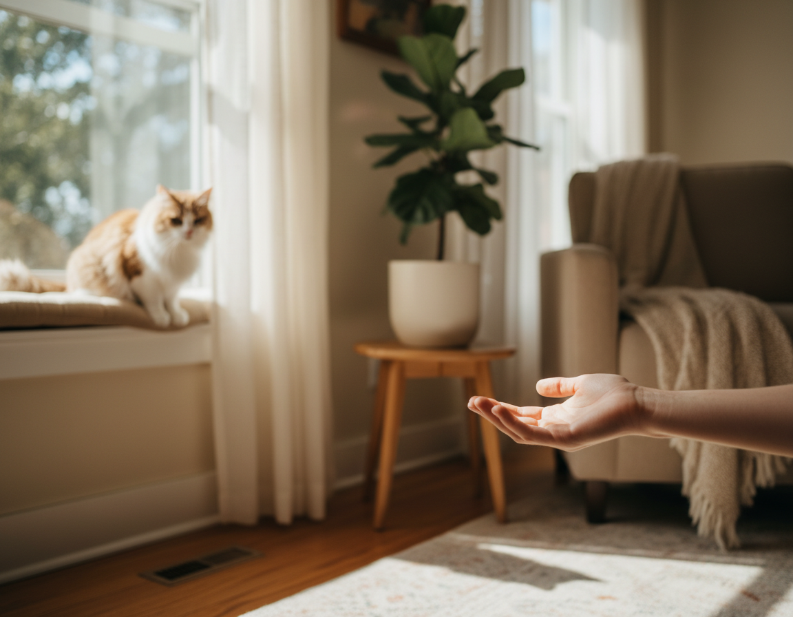 macska bizalomépítés