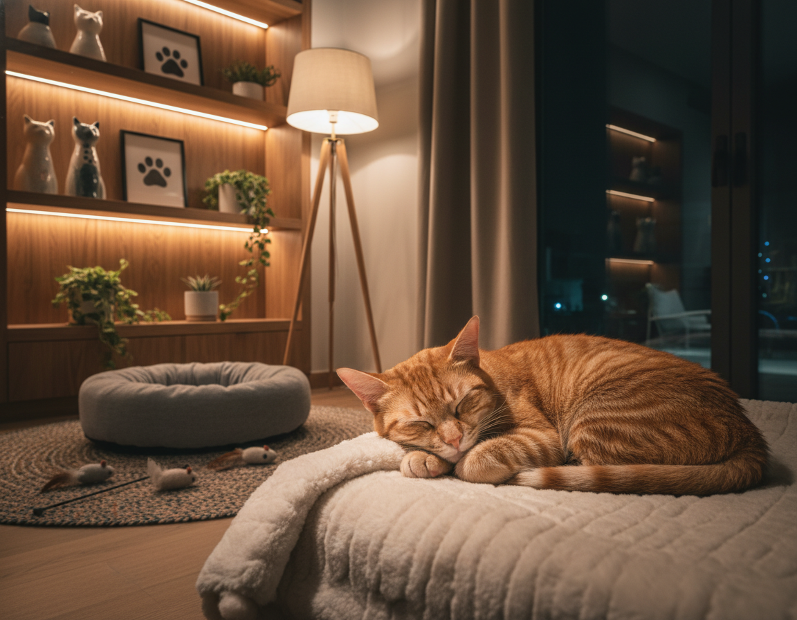 macska éjjeli aktivitás csökkentése