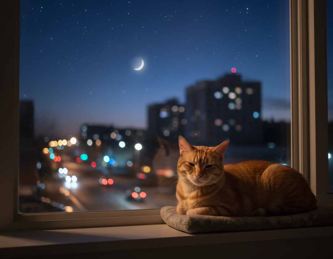 macska éjjeli fényforrások