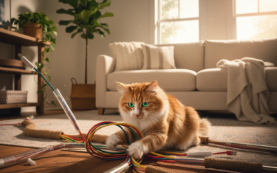 Macska elektromos kábelek védelme – Minden, amit tudnod kell róla!