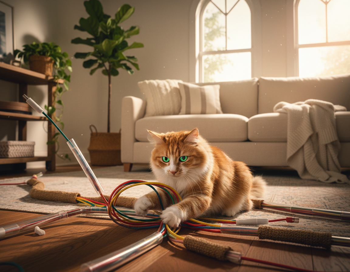 macska-elektromos-kabelek-vedelme macska elektromos kábelek védelme