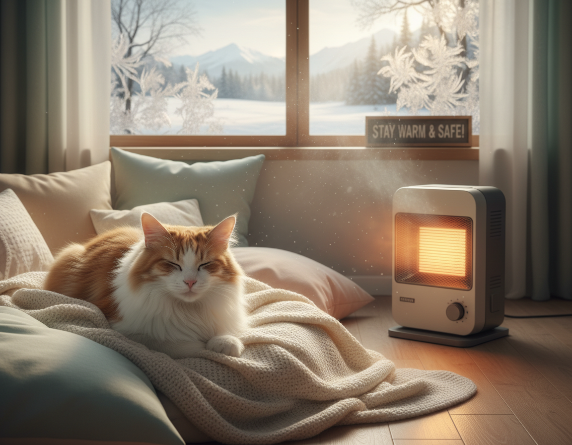 macska fagyás megelőzése