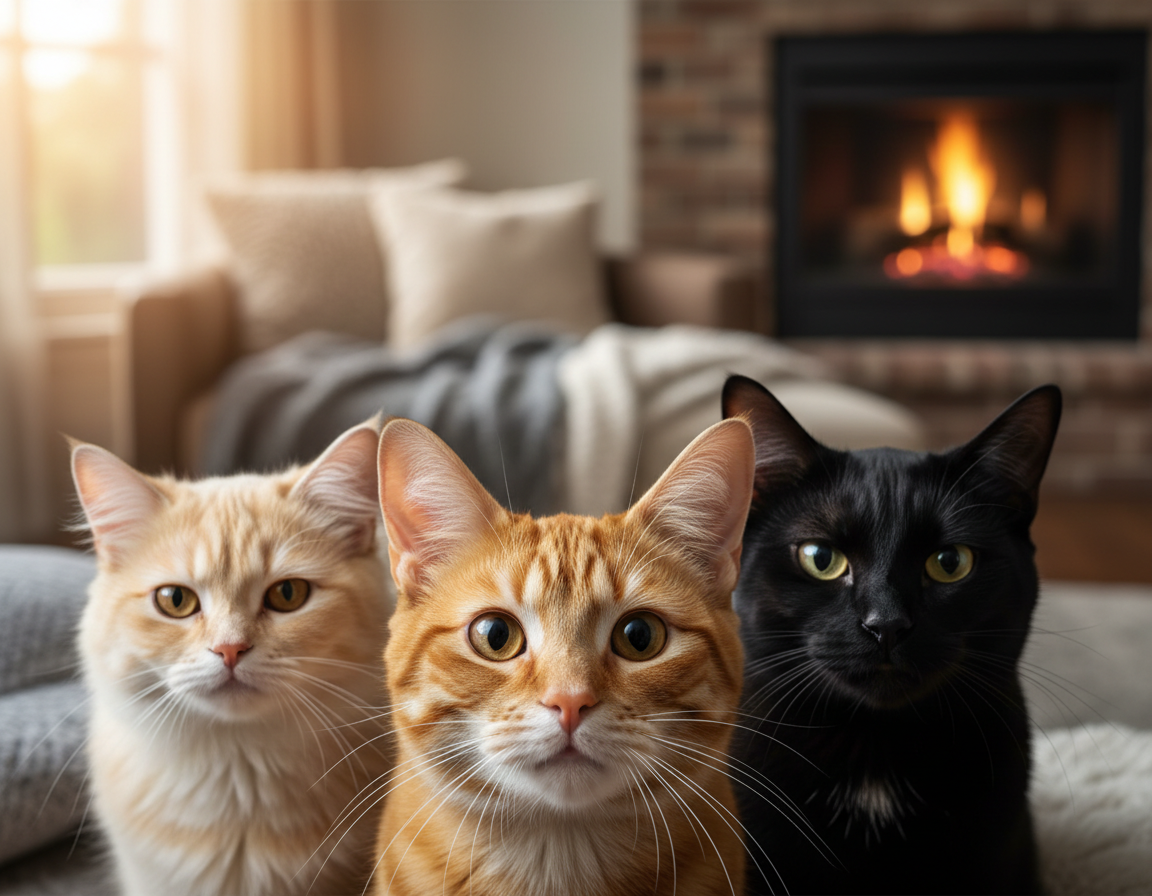 macska fülek pozíciója és hangulata