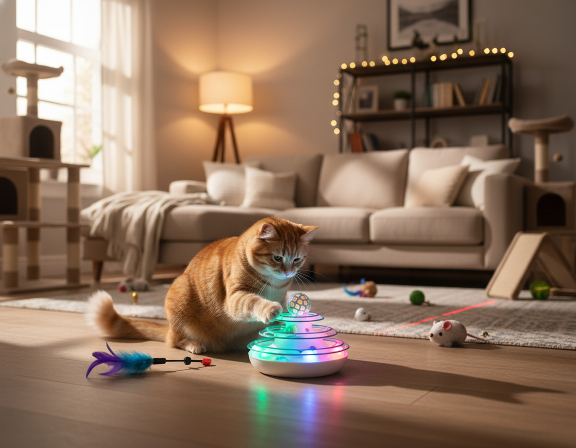 macska interaktív labdajátékok