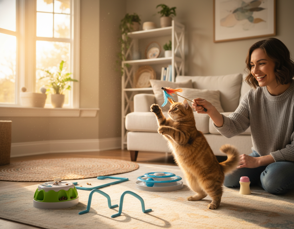 macska interaktív tréning