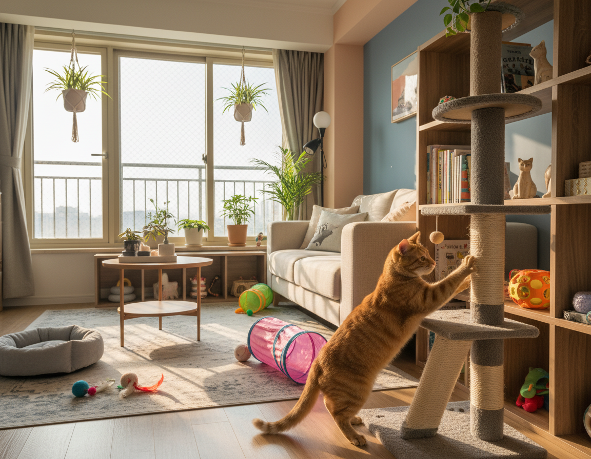 macska lakásbiztonsági tippek