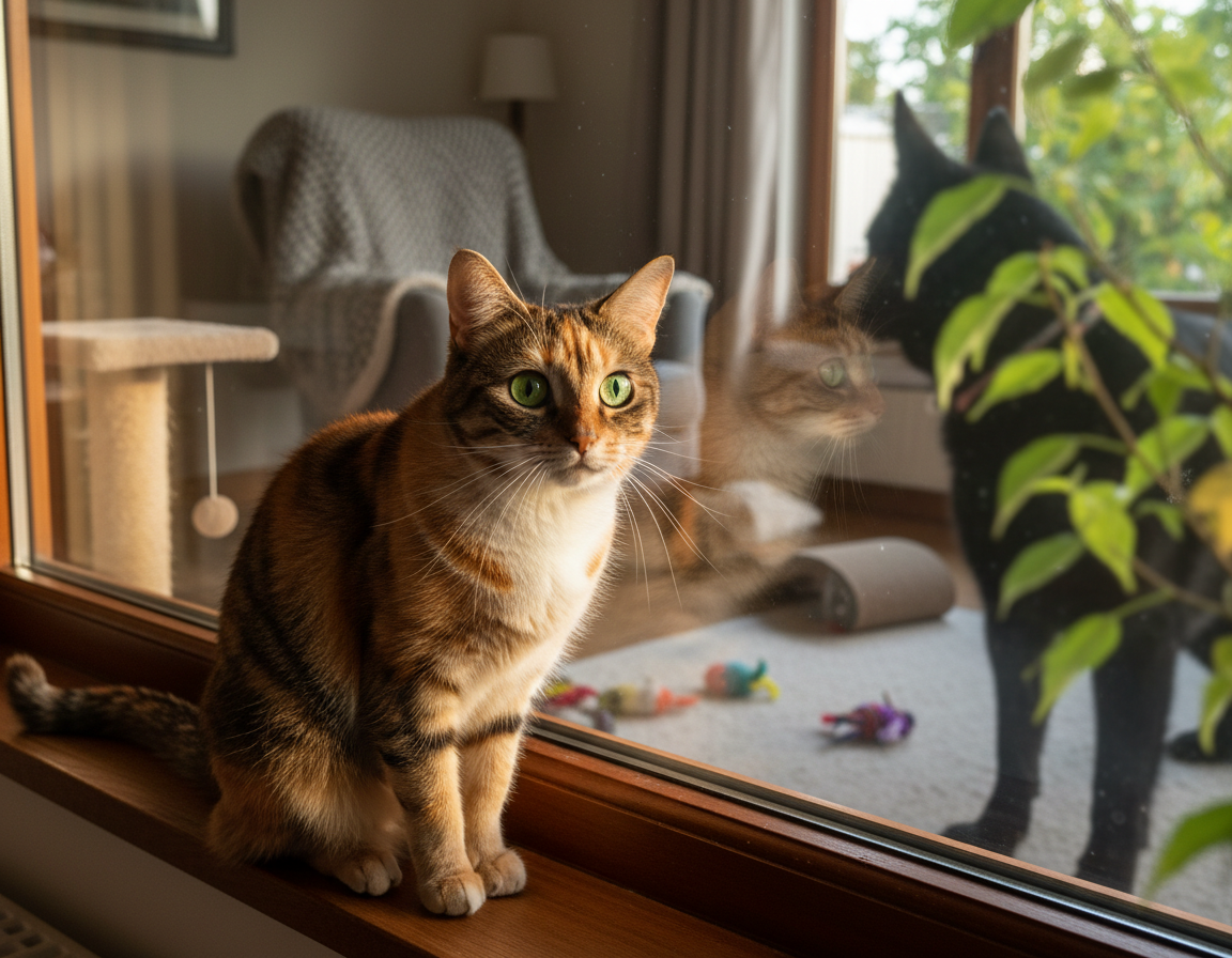 macska-mas-allatoktol-valo-felelem macska más állatoktól való félelem