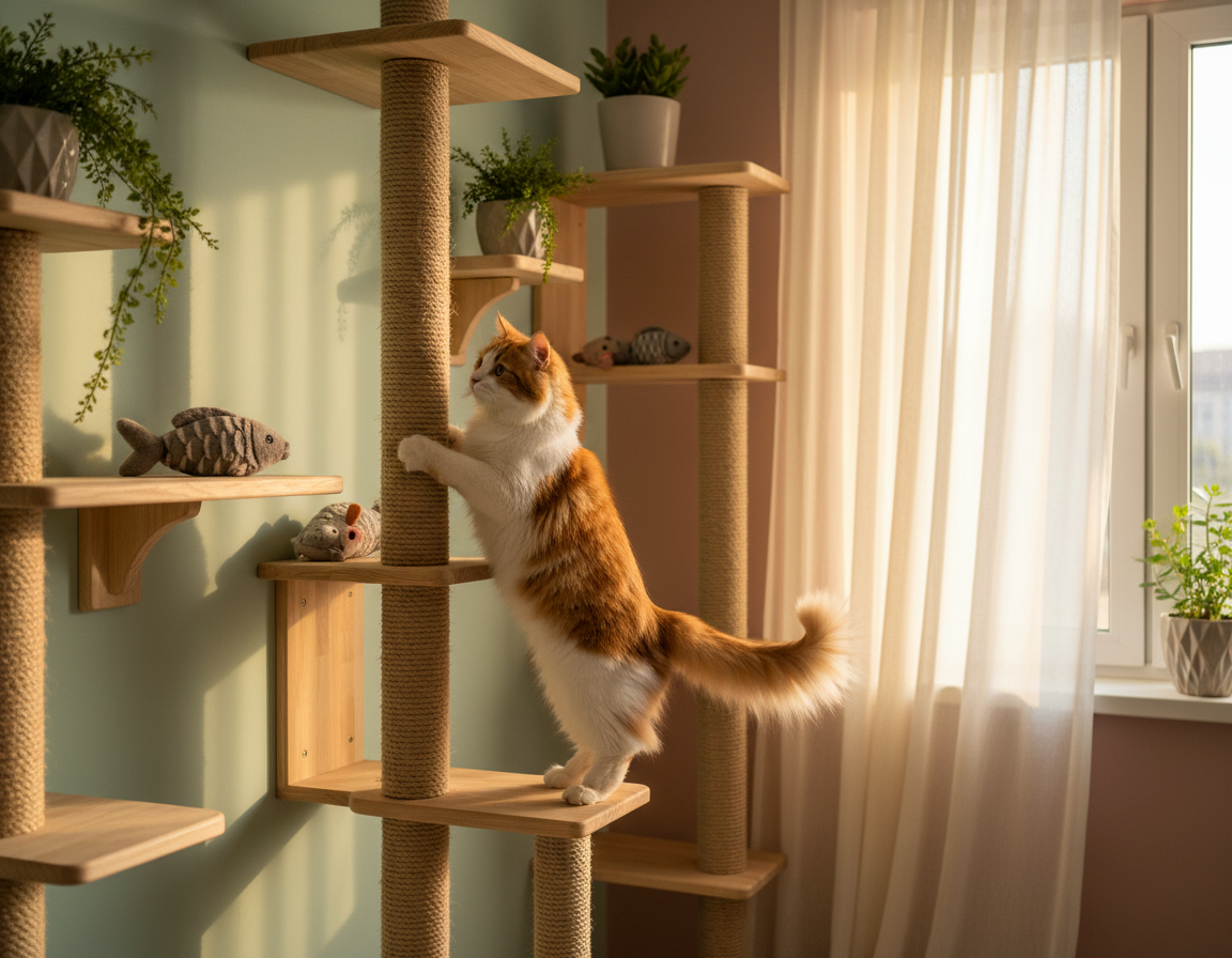 Macska mászófal kialakítása – Minden, amit tudnod kell róla!