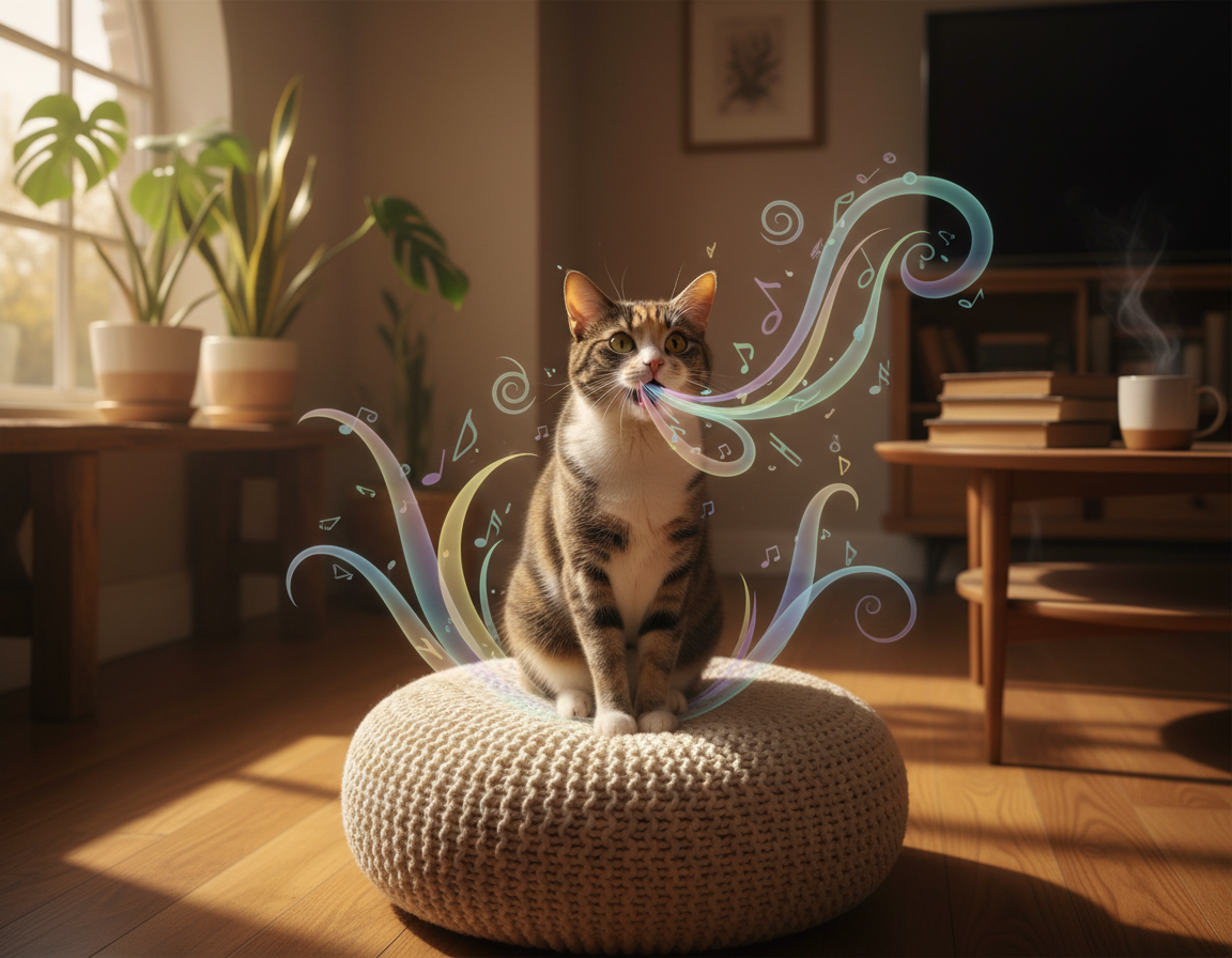 macska nyávogás jelentései