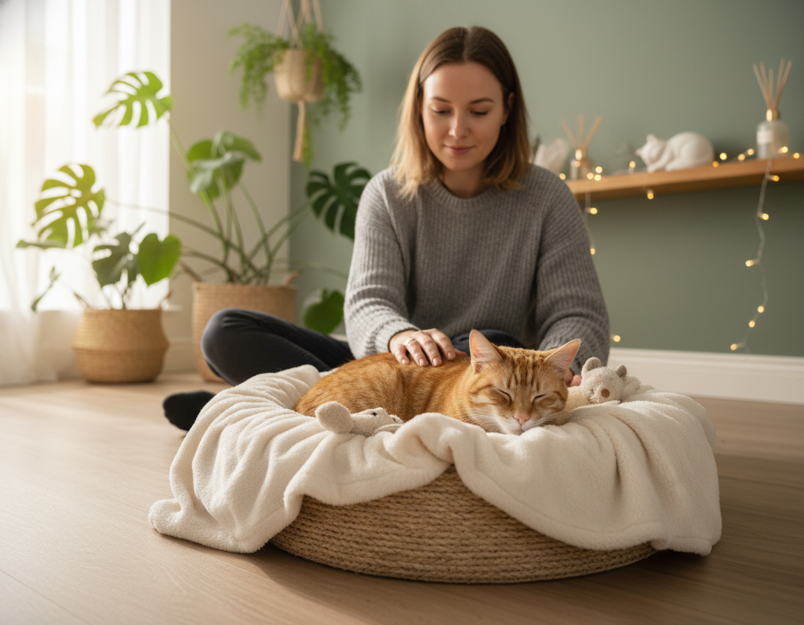 macska nyugtató technikák