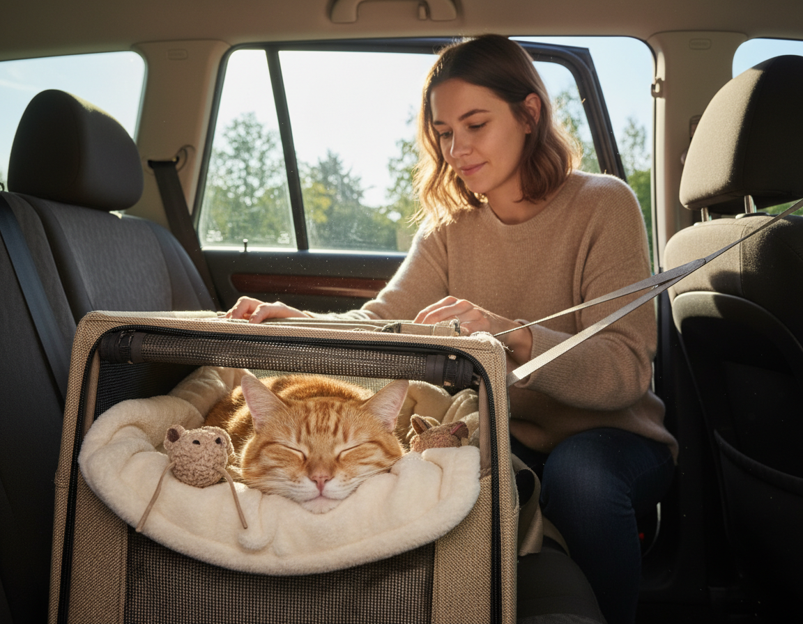 macska stresszmentes szállítás