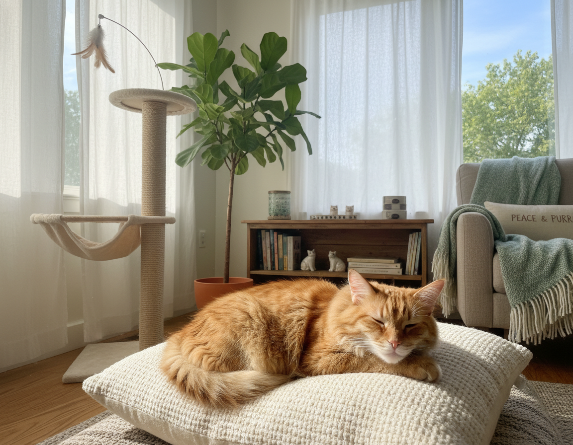 macska szeparációs szorongás csökkentése