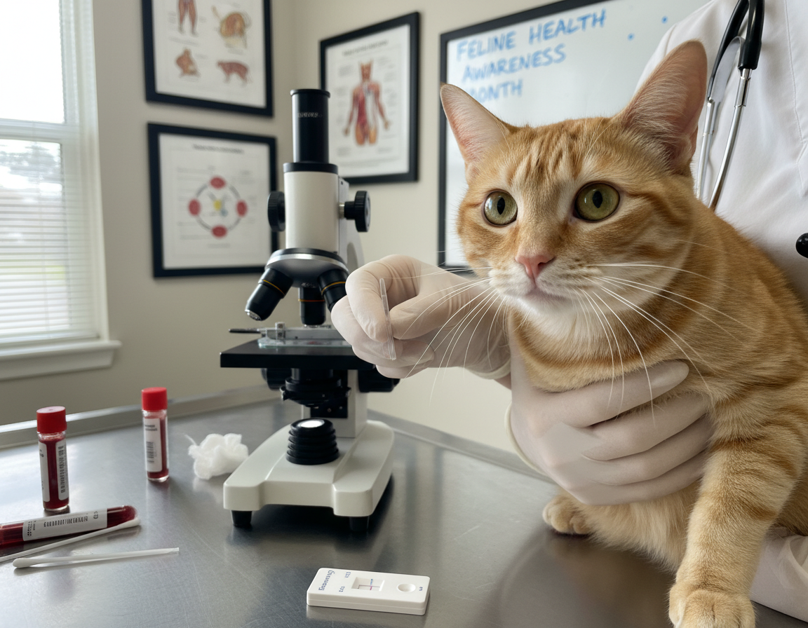 macska-szivfergesseg-szures macska szívférgesség szűrés