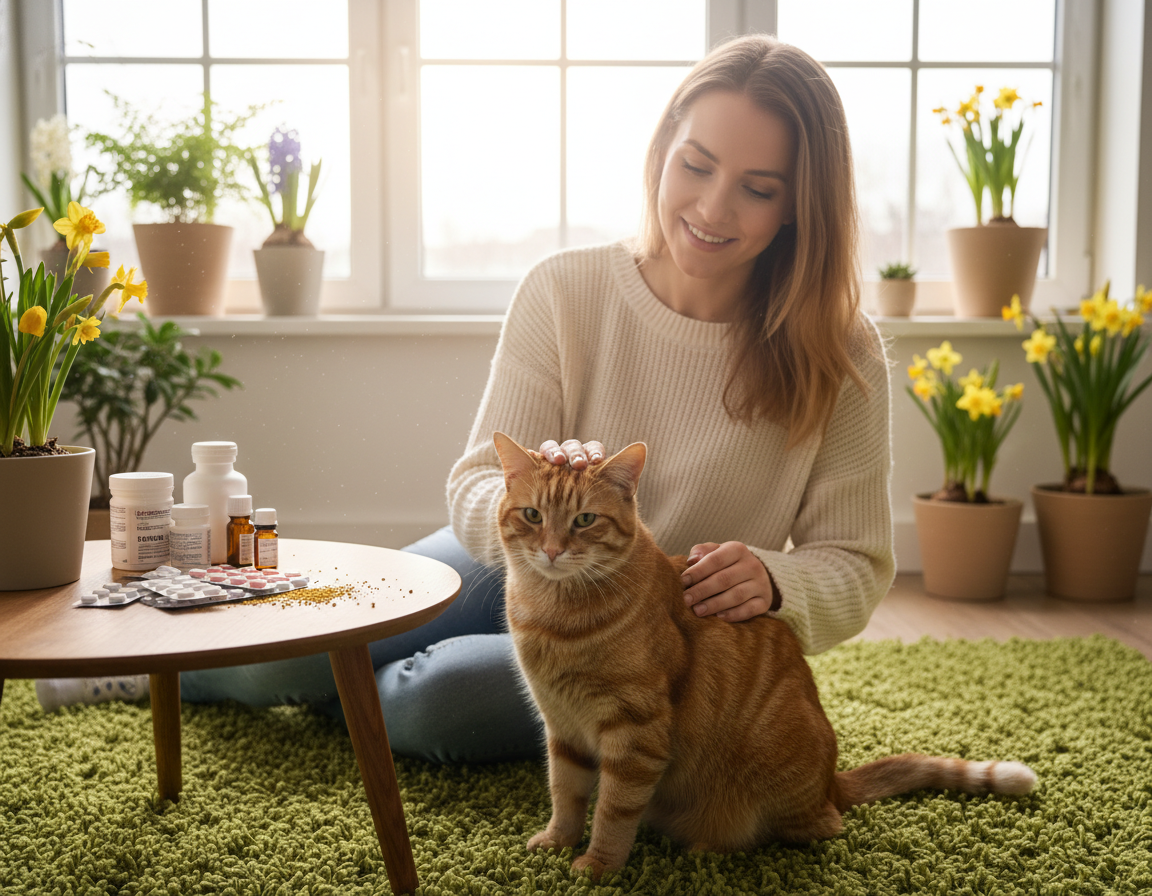 macska tavaszi allergia kezelése