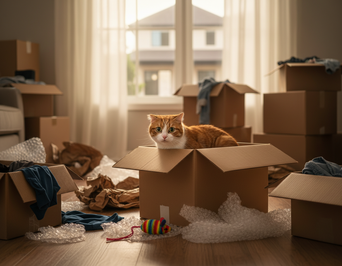 macska-uj-otthonba-koltozes-felelme macska új otthonba költözés félelme