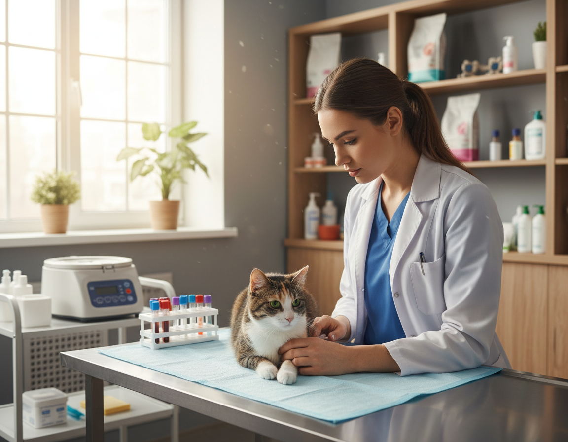 macska vérvizsgálat fontossága