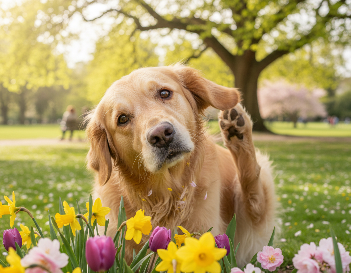 kutya tavasz allergia