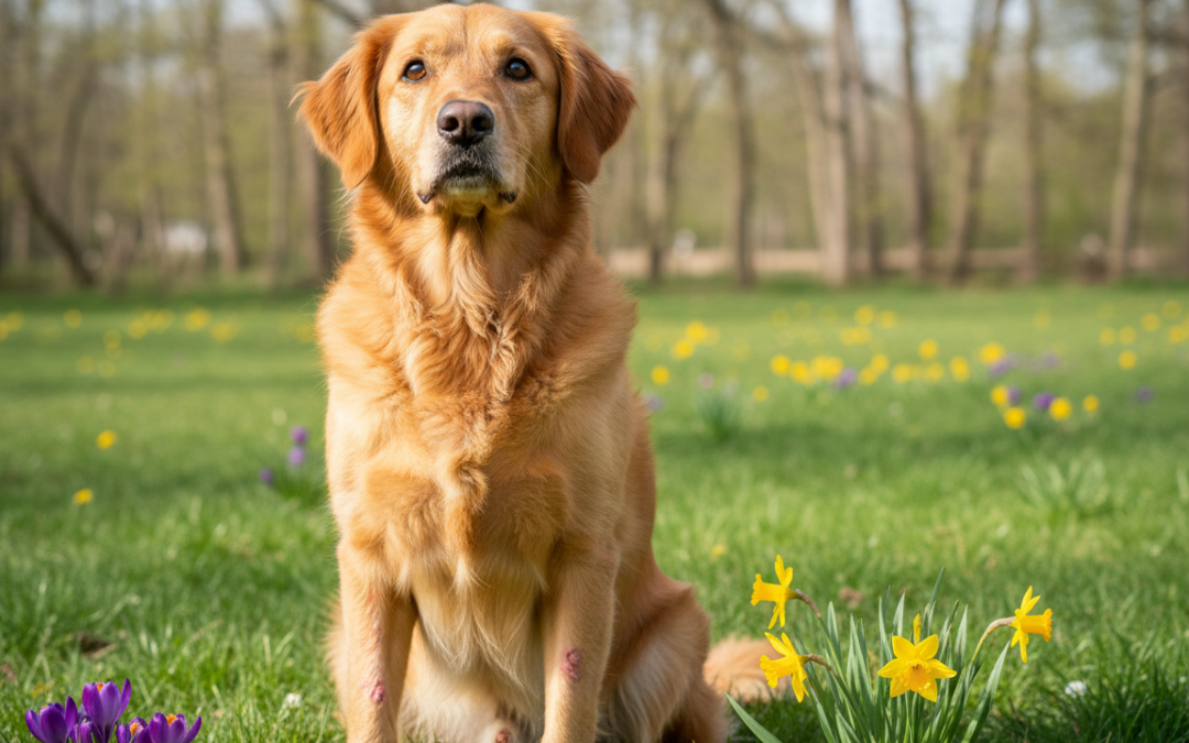 Kutyák tavaszi bőrirritációja – mit tehetsz ellene?