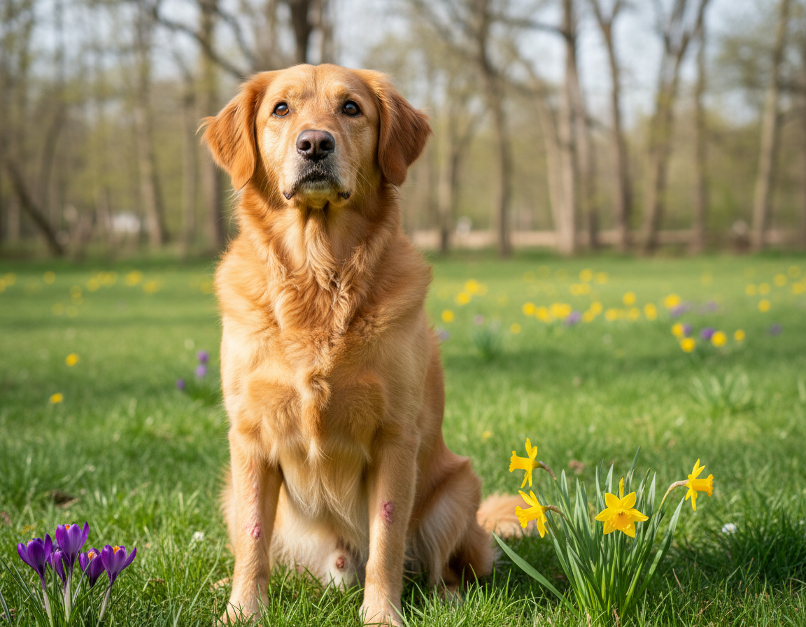 kutya tavasz bőrirritáció