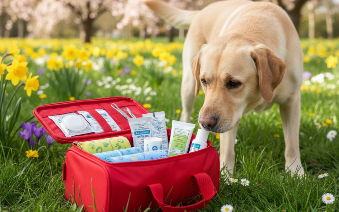 Tavaszi elsősegélycsomag kutyásoknak – mi legyen benne?