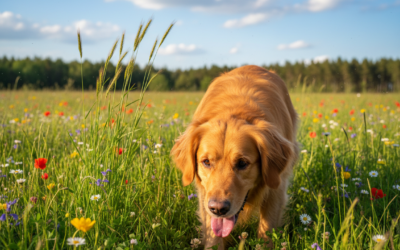 Kutyák és allergén fűfélék – hogyan reagálnak?