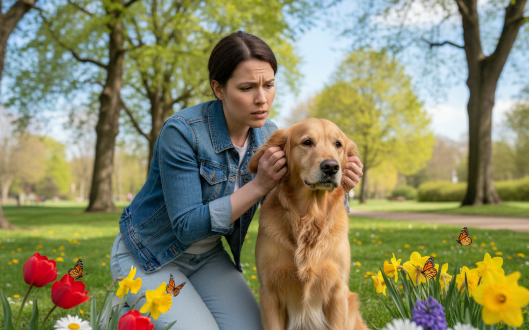 Kutyák fülproblémái tavasszal – gombásodás és allergia