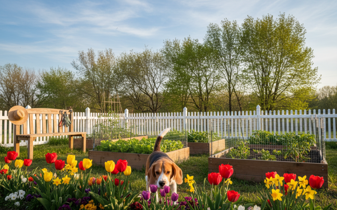 Tavaszi kerti munkák és a kutya – hogyan védd meg őt?