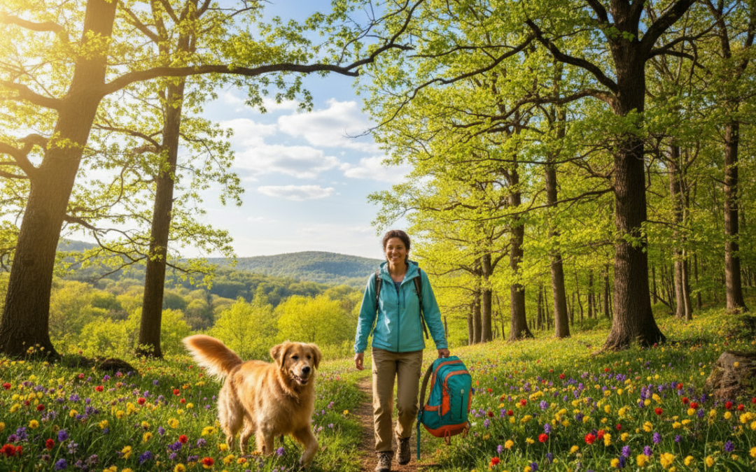 Kutyás kirándulás tavasszal – alapfelszerelés, amit ne hagyj otthon