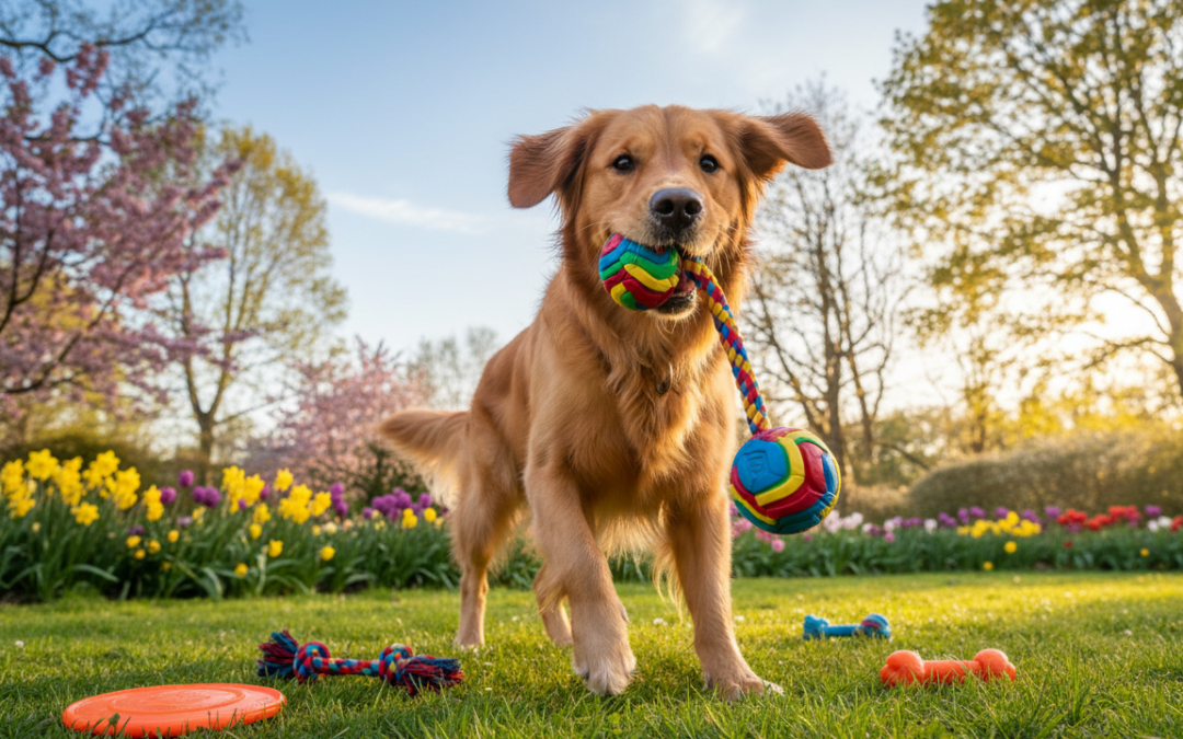 Milyen kutyajátékok ideálisak tavasszal kültérre?
