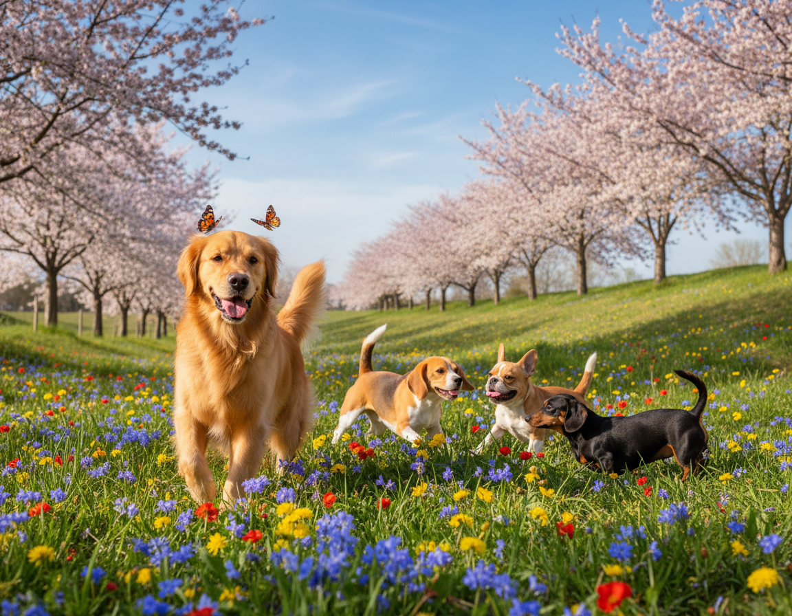 kutya-tavasz-osztoneledes kutya tavasz ösztönéledés