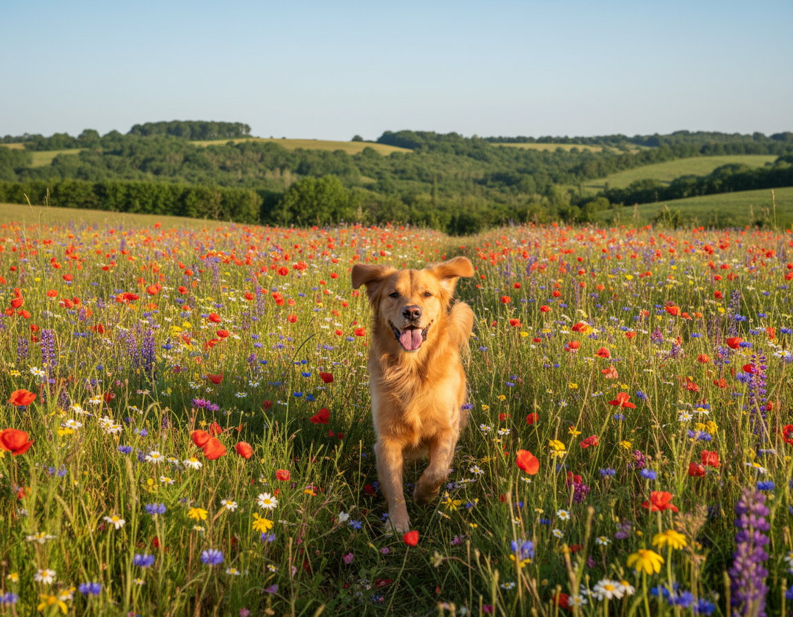 kutya tavasz sétáltatás