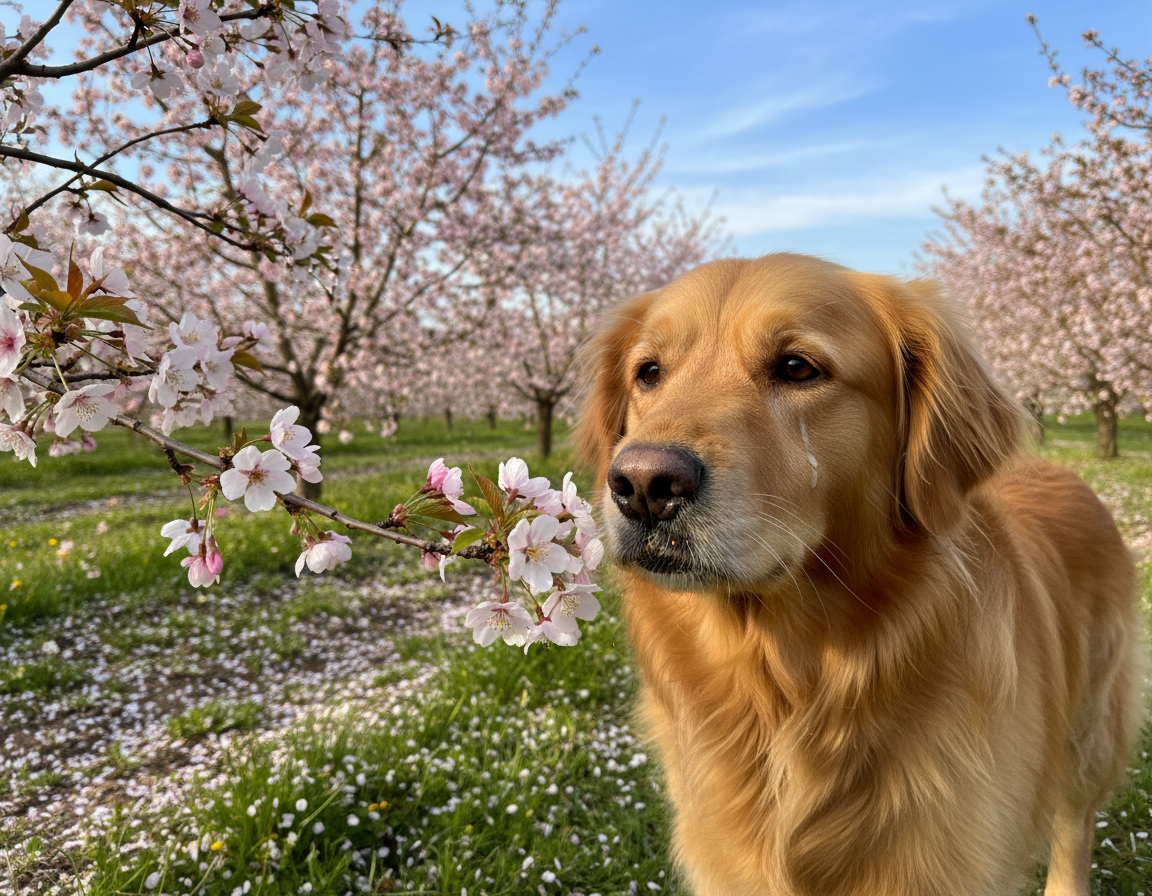 kutya tavasz virág allergia