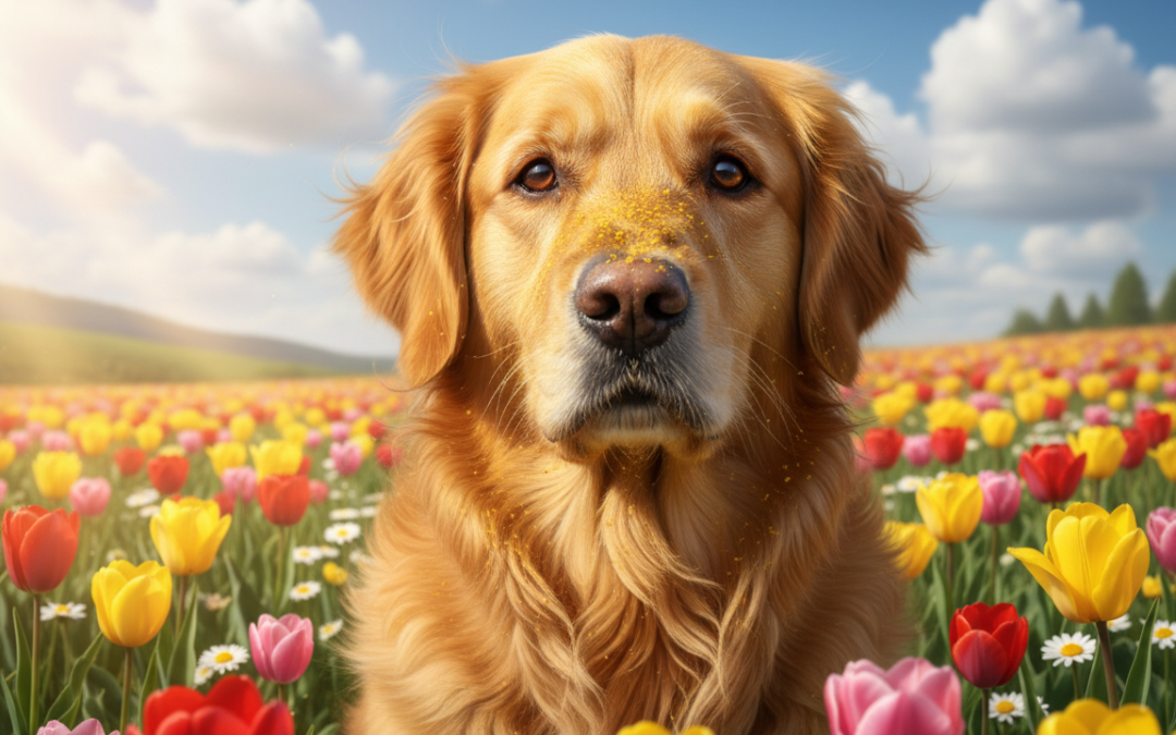 Virágpor-allergia kutyáknál – gyakori panaszok tavasszal