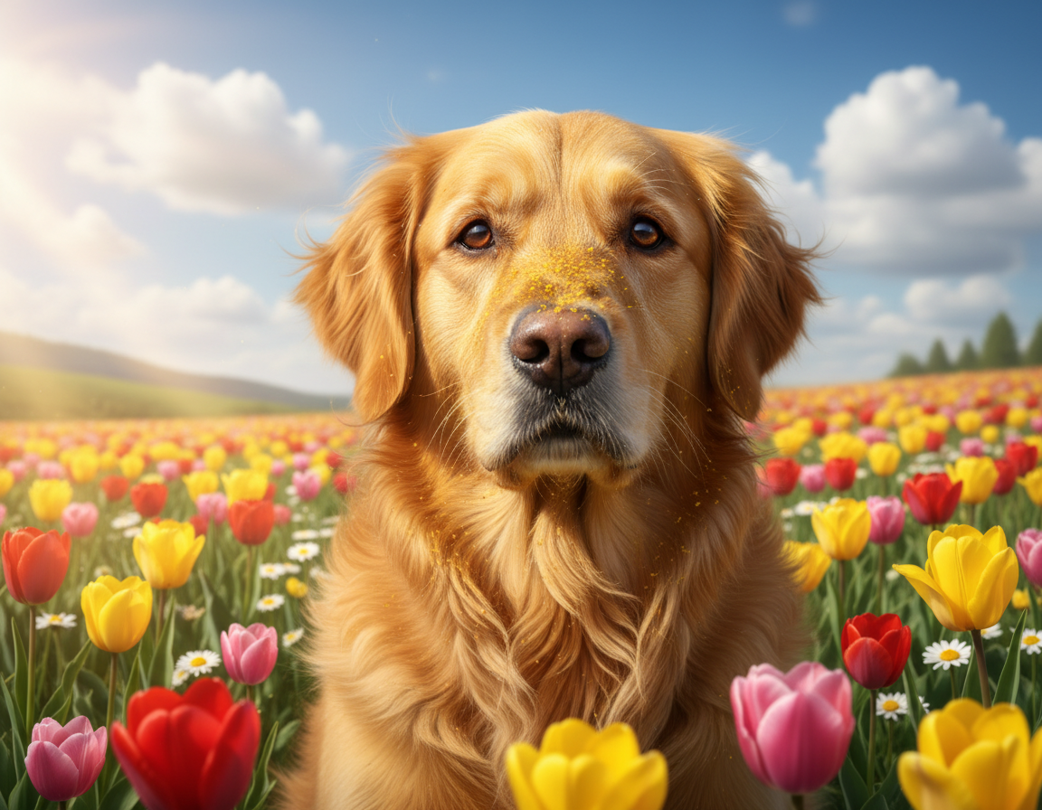 kutya-tavasz-viragpor-allergia kutya tavasz virágpor allergia