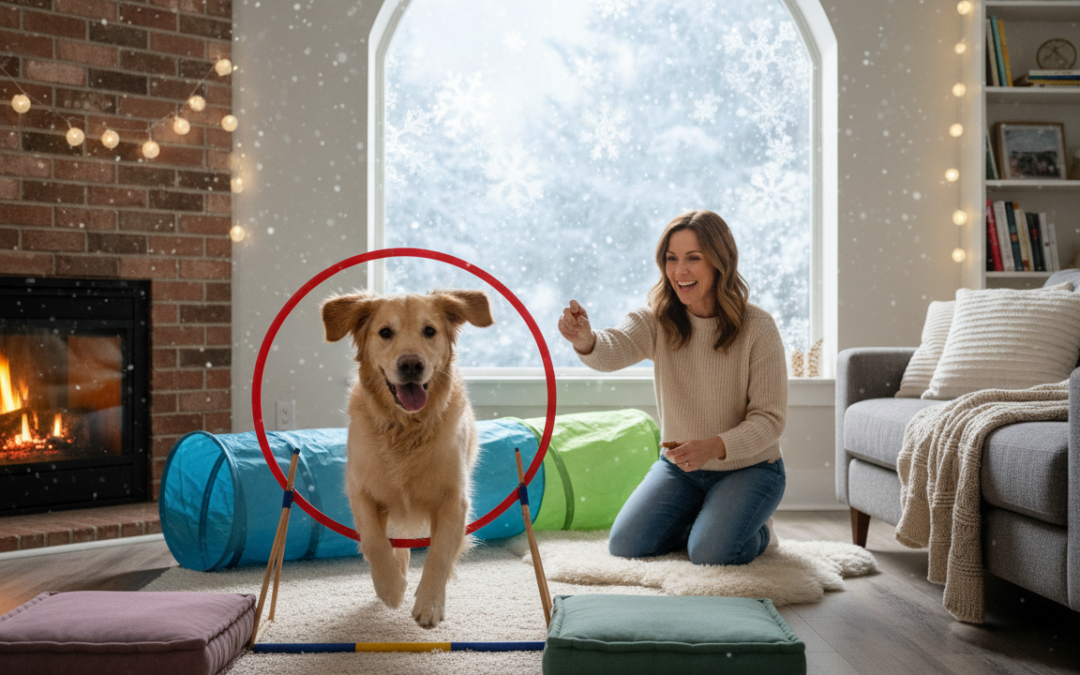 Készíts akadálypályát kutyádnak otthon – télre tökéletes