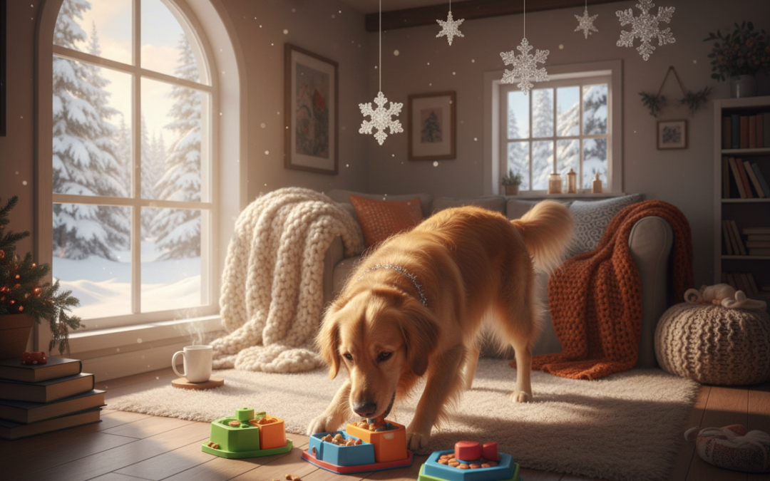 Kreatív foglalkozások kis lakásban is – kutyáknak télre